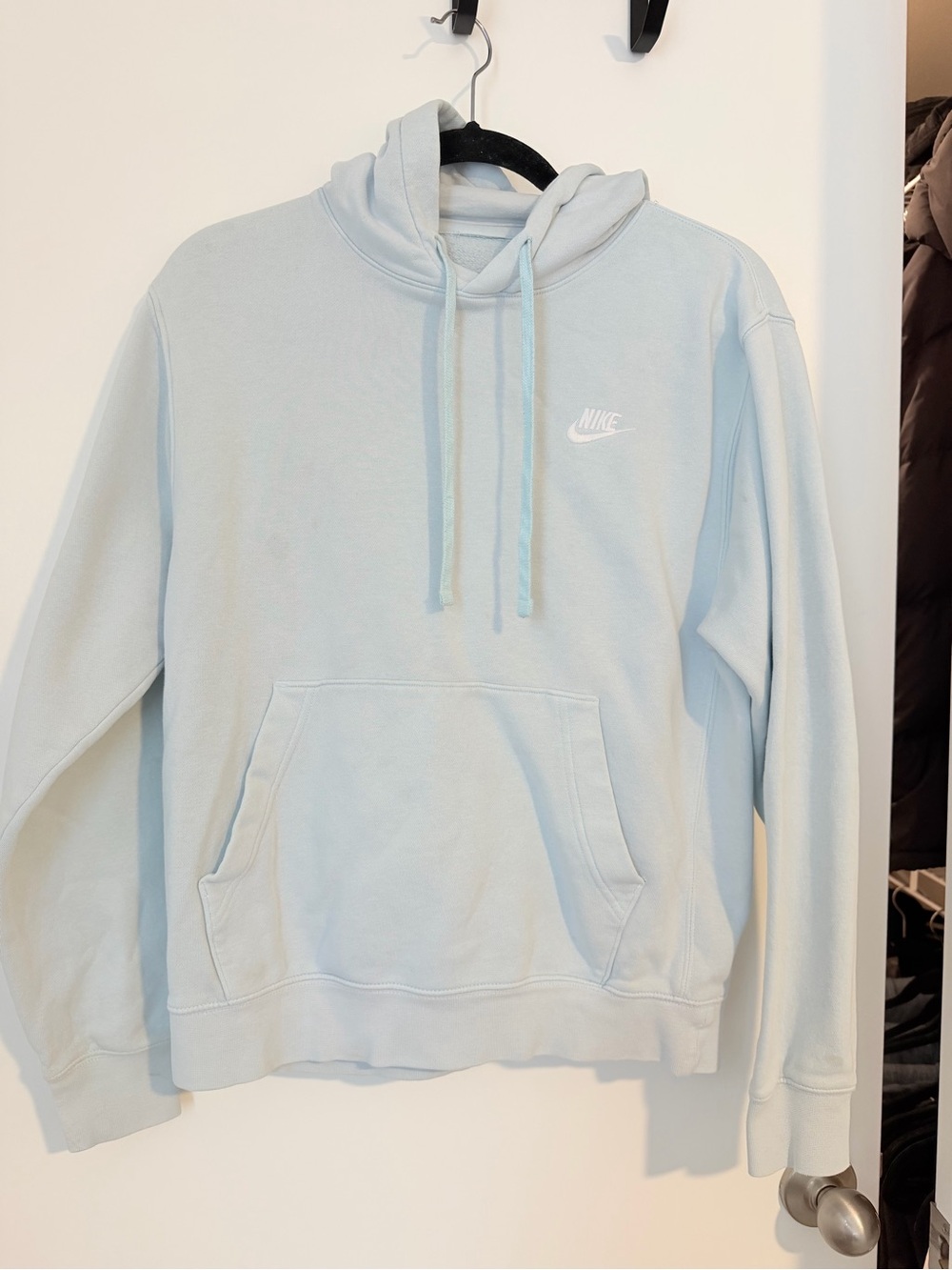 Nike Men’s Pale Blue Pullover Hoodie